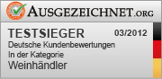 Testsieger Kategorie Weinh&auml;ndler