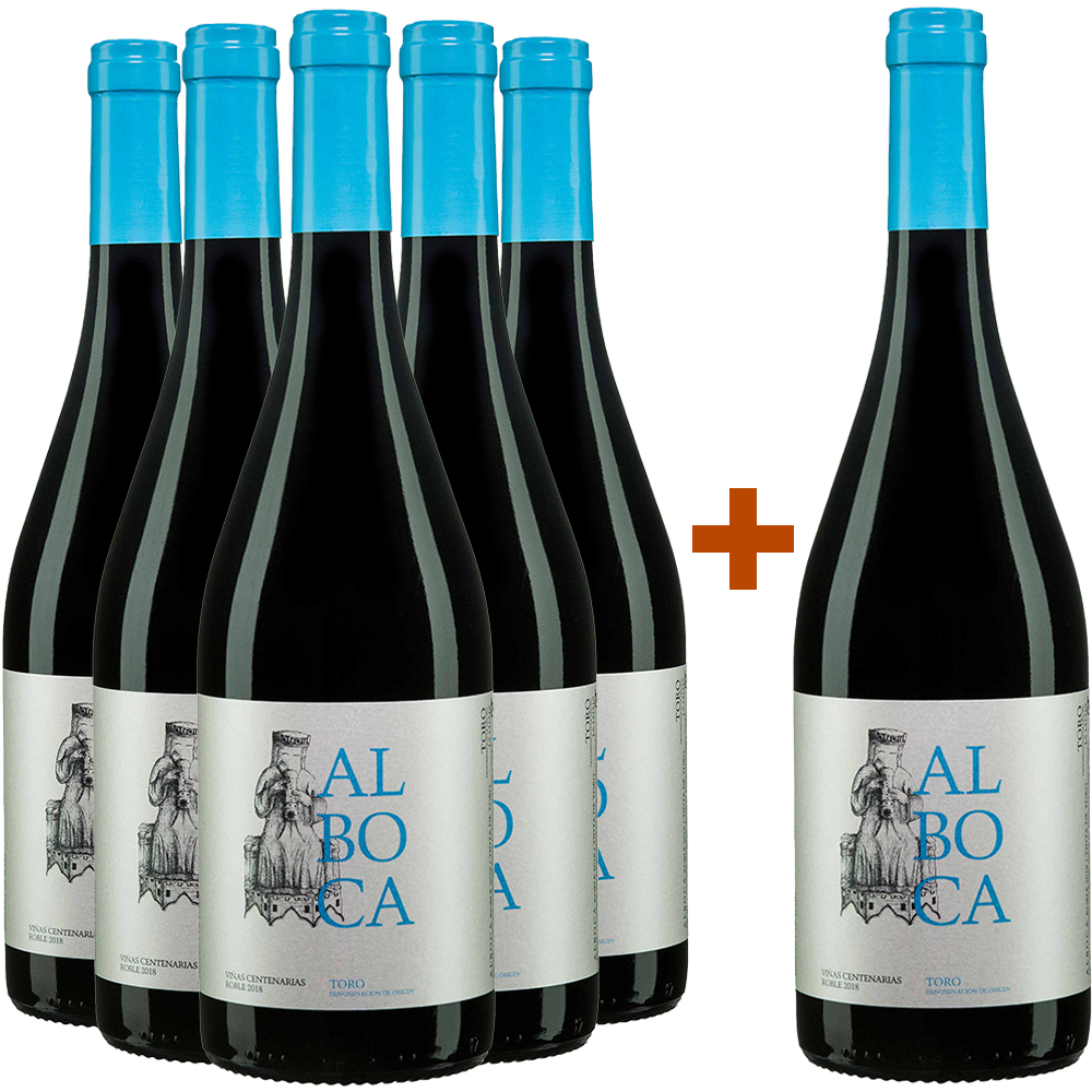 Aktionspaket 5+1 Alboca Roble Toro DO