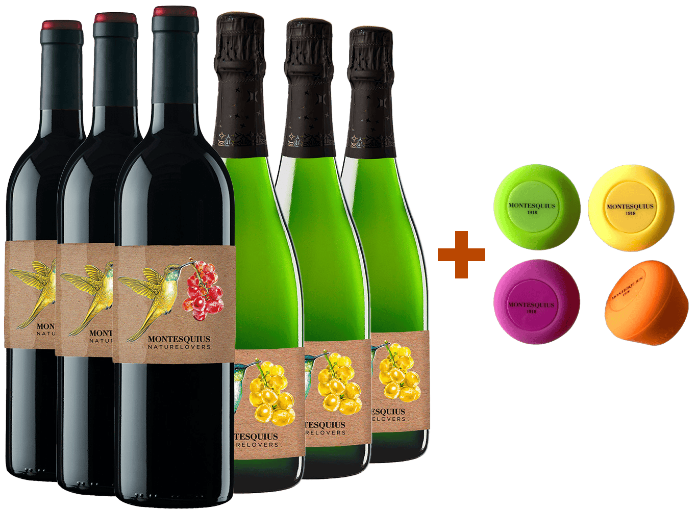 Montesquius Probierpaket + Silikonverschluss BIO