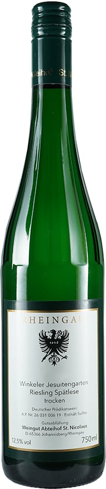 2018 Winkeler Jesuitengarten Riesling Spätlese