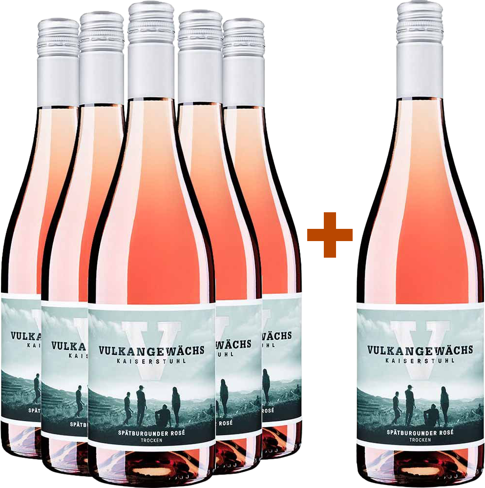 5+1 Vulkangewächs-Rosé-Paket