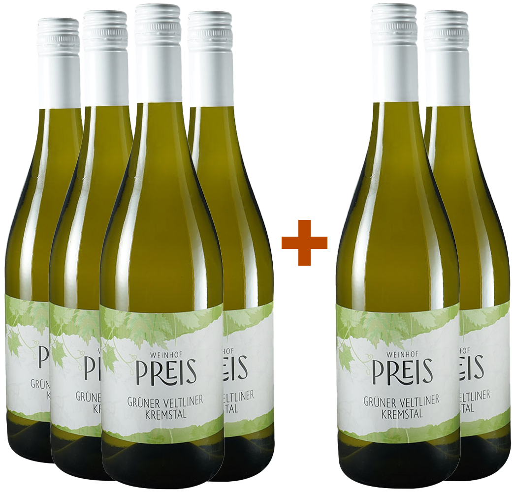 4+2 Paket Grüner Veltliner Kremstal DAC trocken