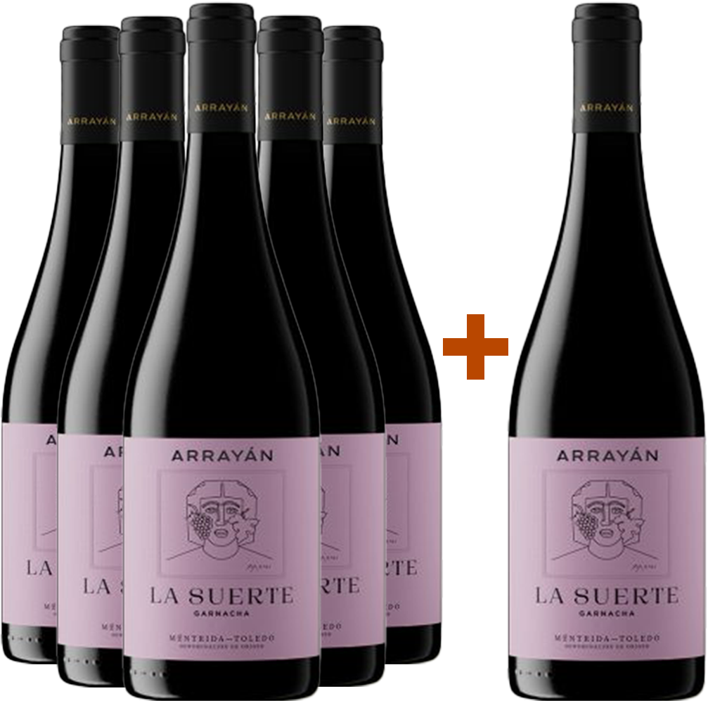 Aktionspaket 5+1 La Suerte de Arrayán Garnacha