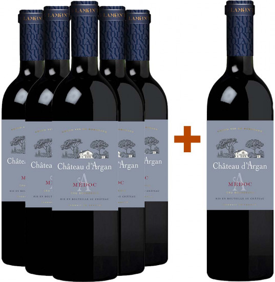 5+1 Paket Château d'Argan Médoc Cru Bourgeois AOP