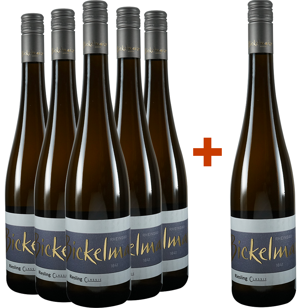 5+1 2024 Riesling Classic Rheingau Paket