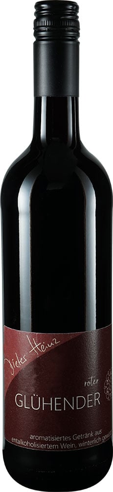 Glühender rot - aus entalkoholisiertem Wein