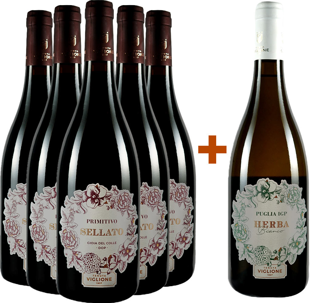 5+1 Paket Primitivo & Verdeca BIO