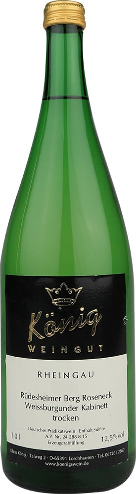 2024 Rüdesheimer Berg Roseneck Weissburgunder Kabinett 1,0 L