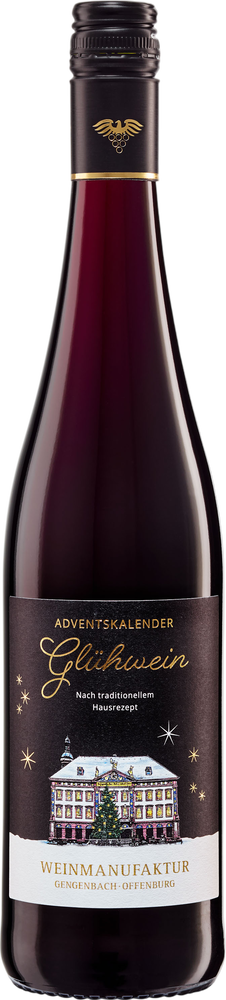 Adventskalender Glühwein rot