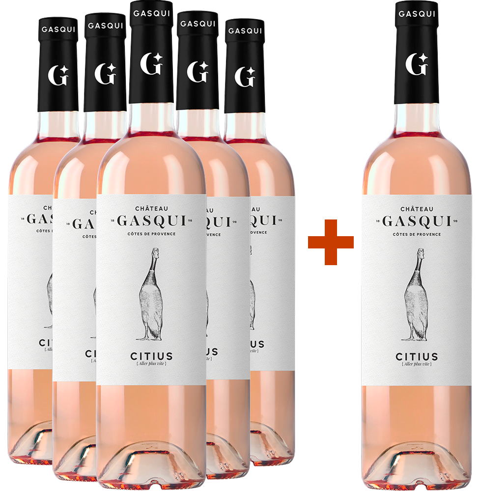 5+1 Paket CITIUS Rosé Bio BIO