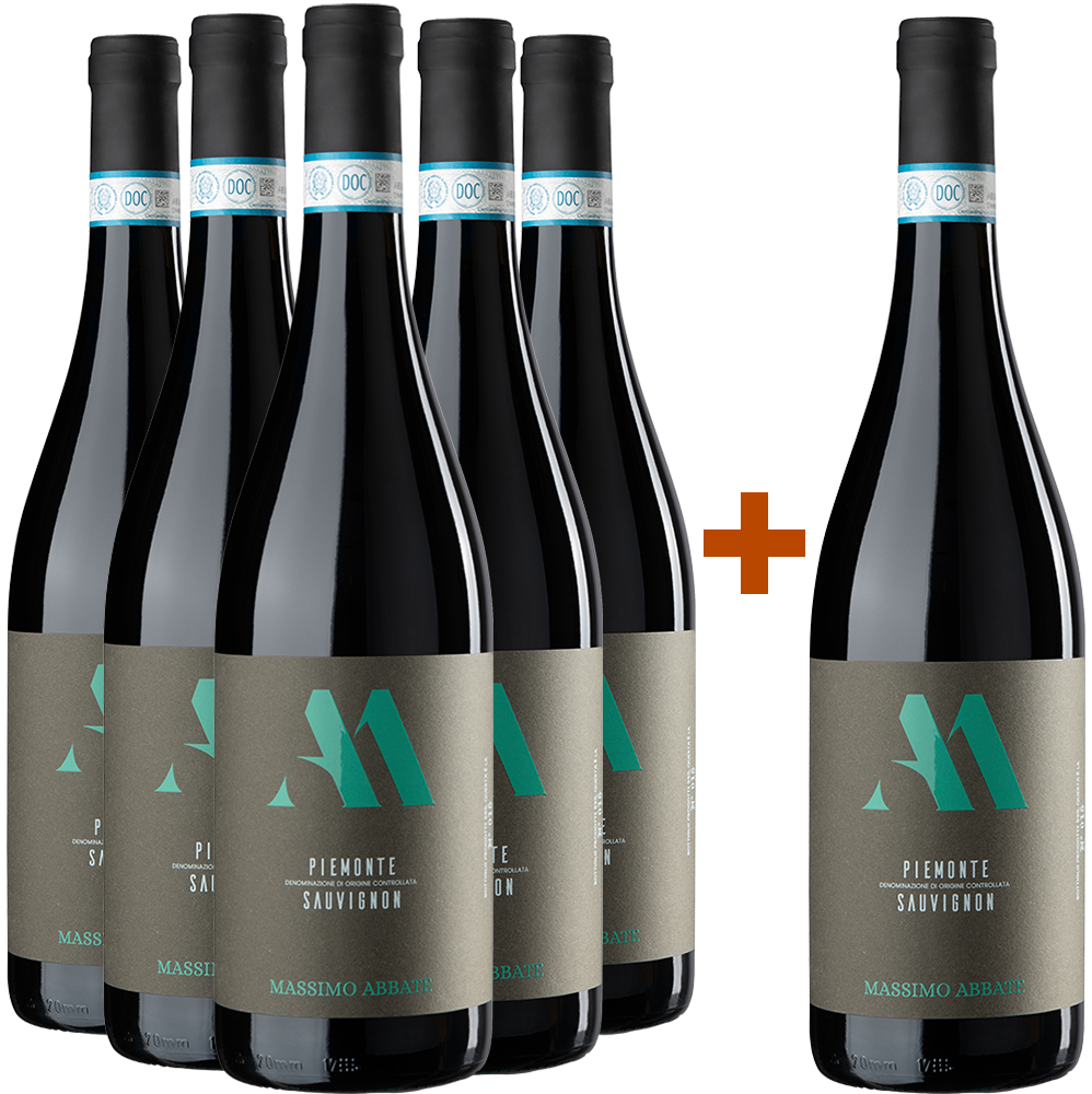 5+1 Paket Sauvignon Piemonte DOC