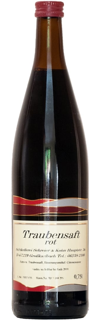 Traubensaft rot