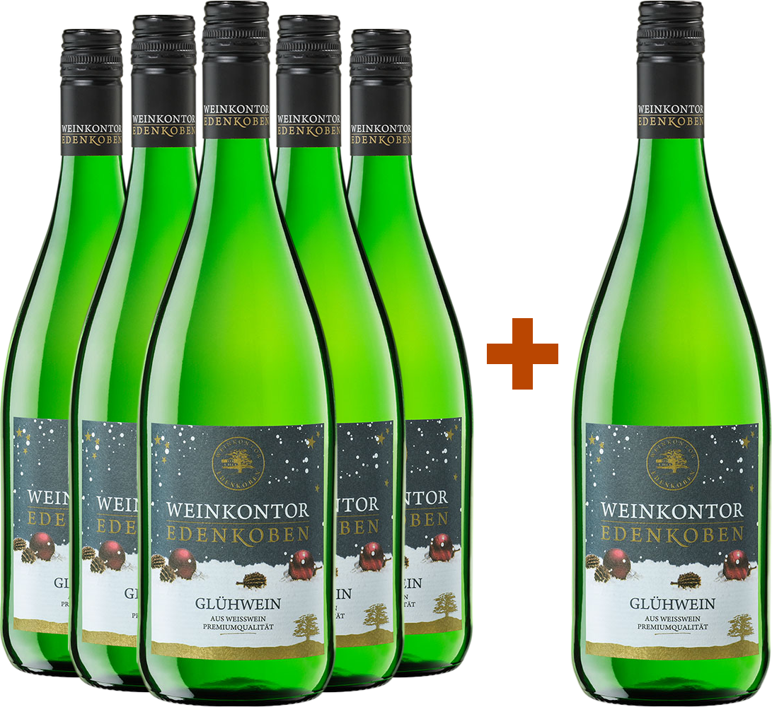 5+1 Paket Glühwein weiß 1,0 L