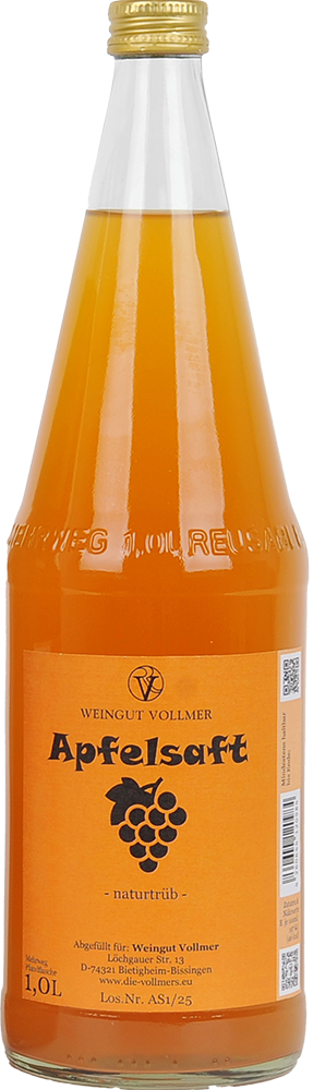 Apfelsaft Naturtrüb 1,0 L