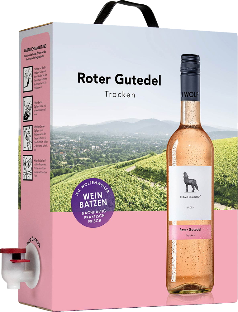 Roter Gutedel 3 Liter BIB 3,0 L