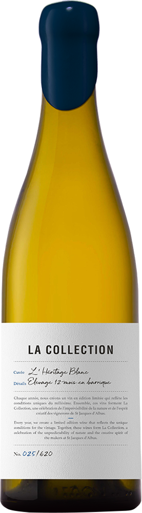 2024 Cuvée l'Héritage Collection Blanc Pays d'Oc IGP BIO