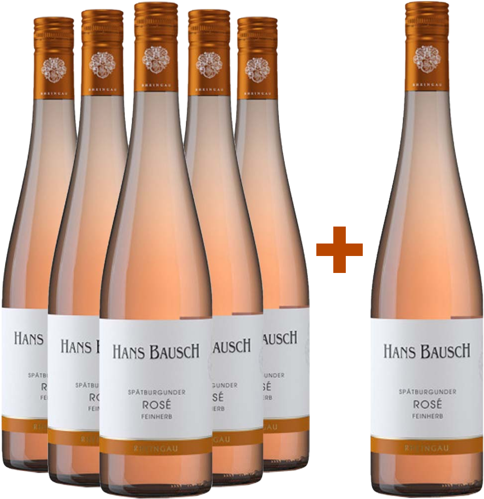 5+1 Paket Rheingau Spätburgunder Rosé feinherb