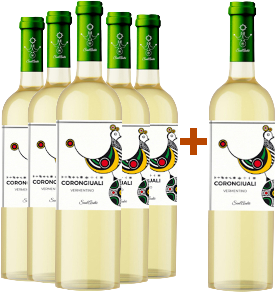 5+1 Paket Corongiuali Vermentino di Sardegna DOC