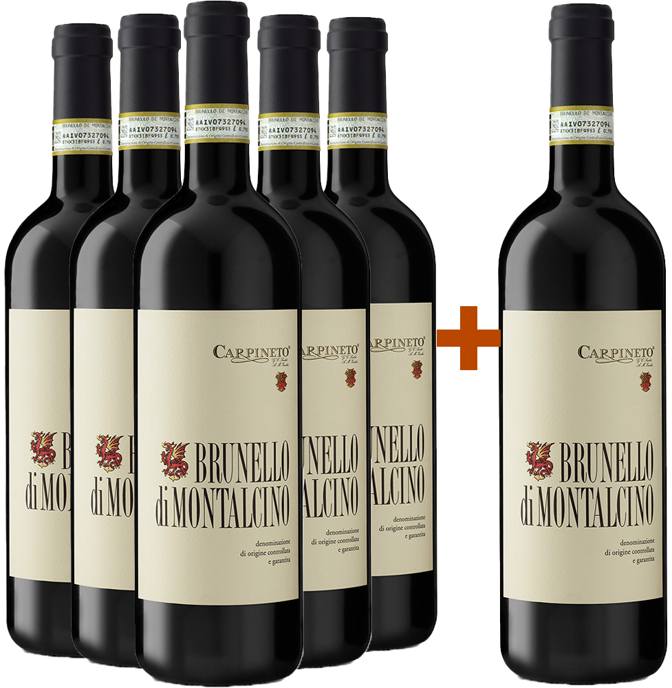 5+1 Paket Brunello di Montalcino DOCG
