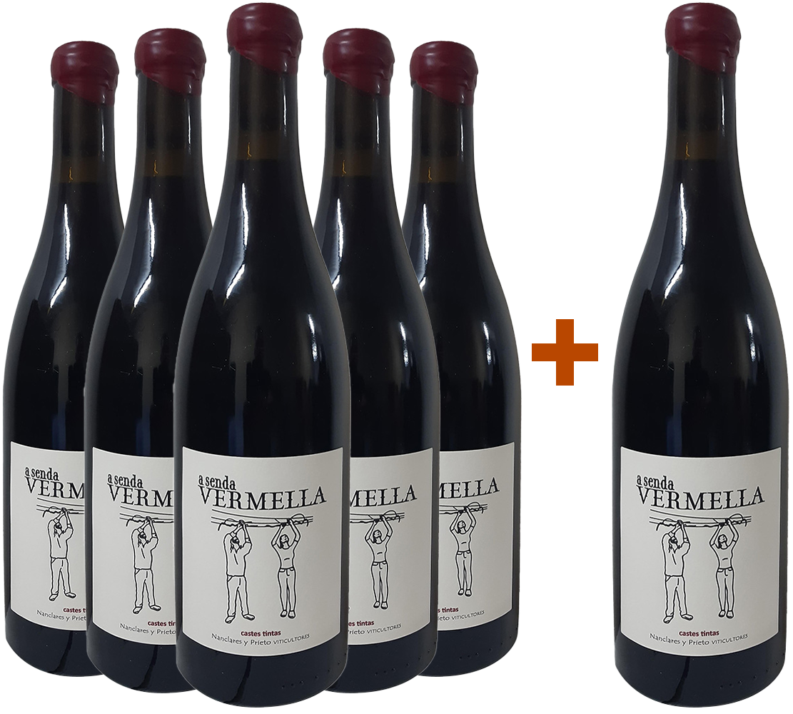 Pack Descuento 5+1 Nanclares A Senda Vermella Rías Baixas DO
