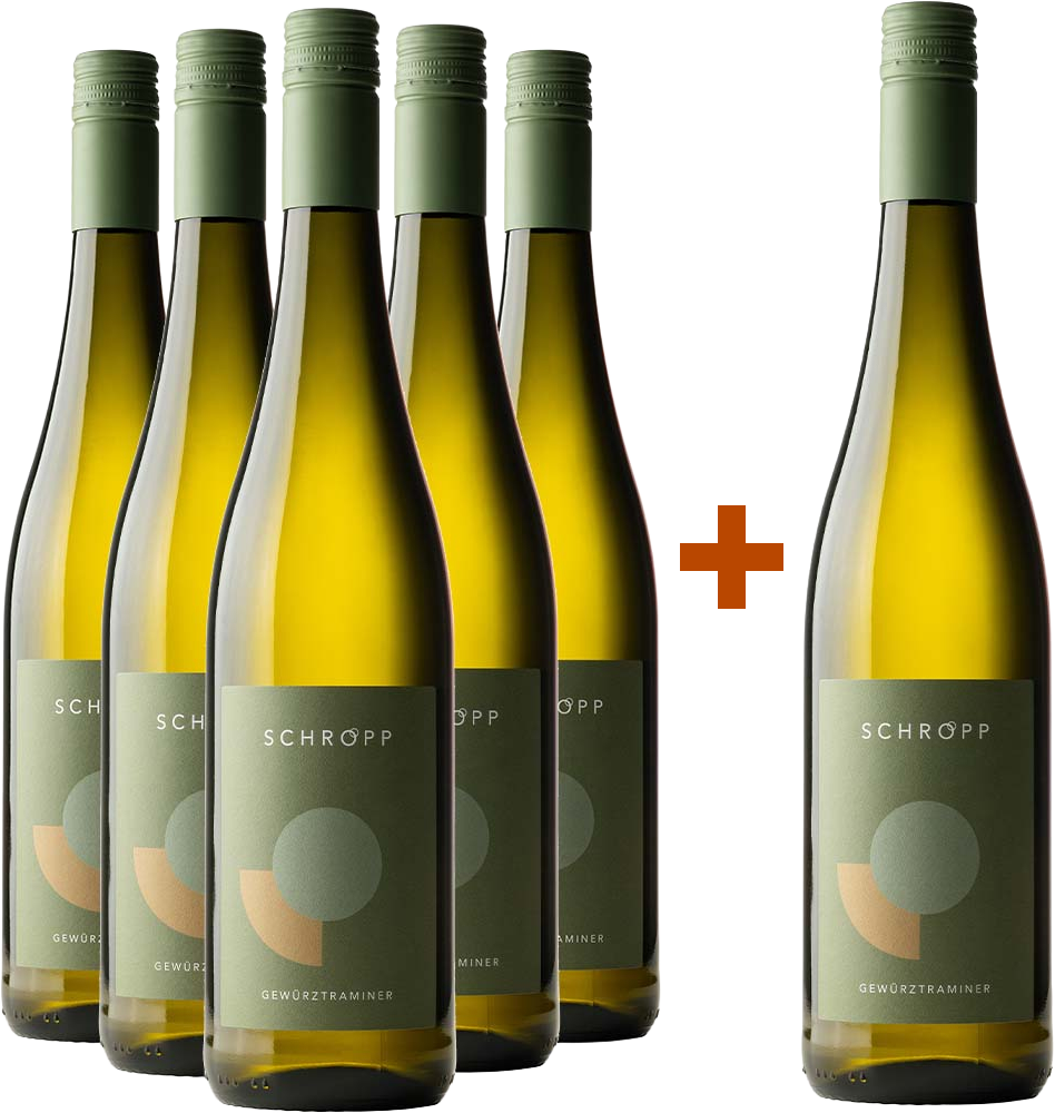 5+1 Paket Gewürztraminer halbtrocken