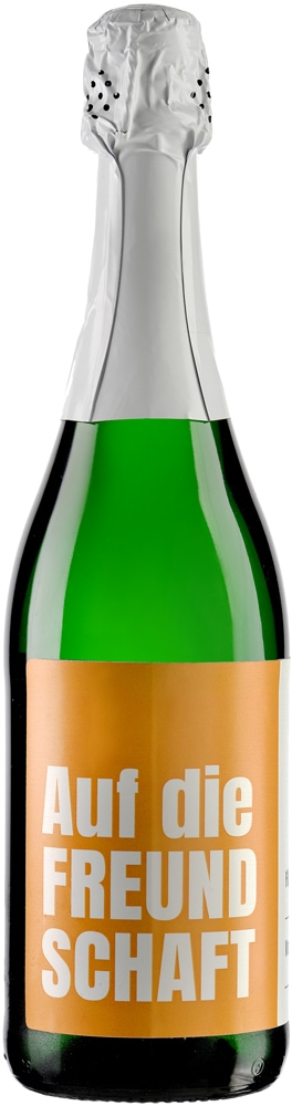 Postkarten-Sekt * AUF DIE FREUNDSCHAFT