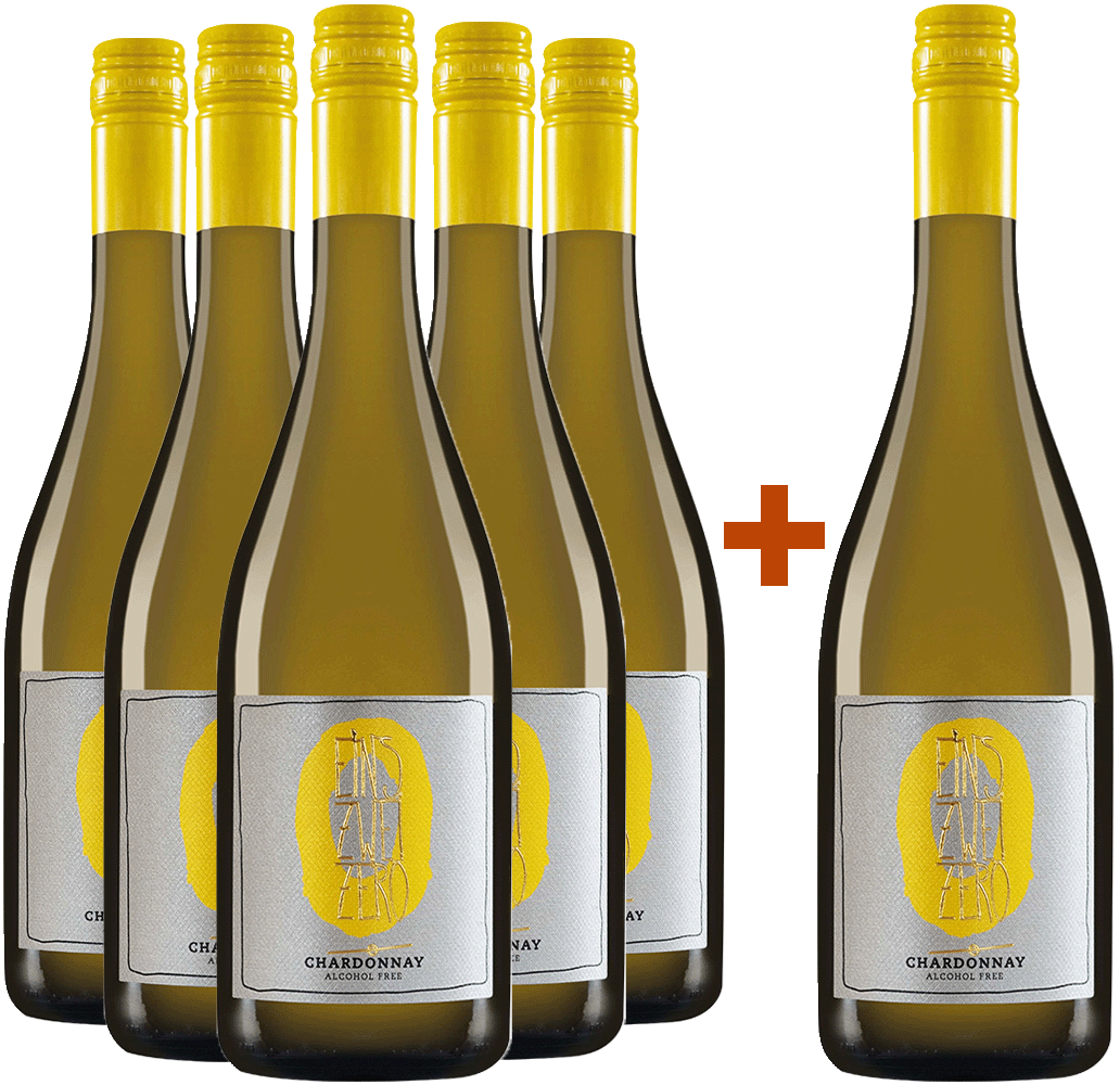 5+1 Paket EINS-ZWEI-ZERO Chardonnay entalkoholisiert