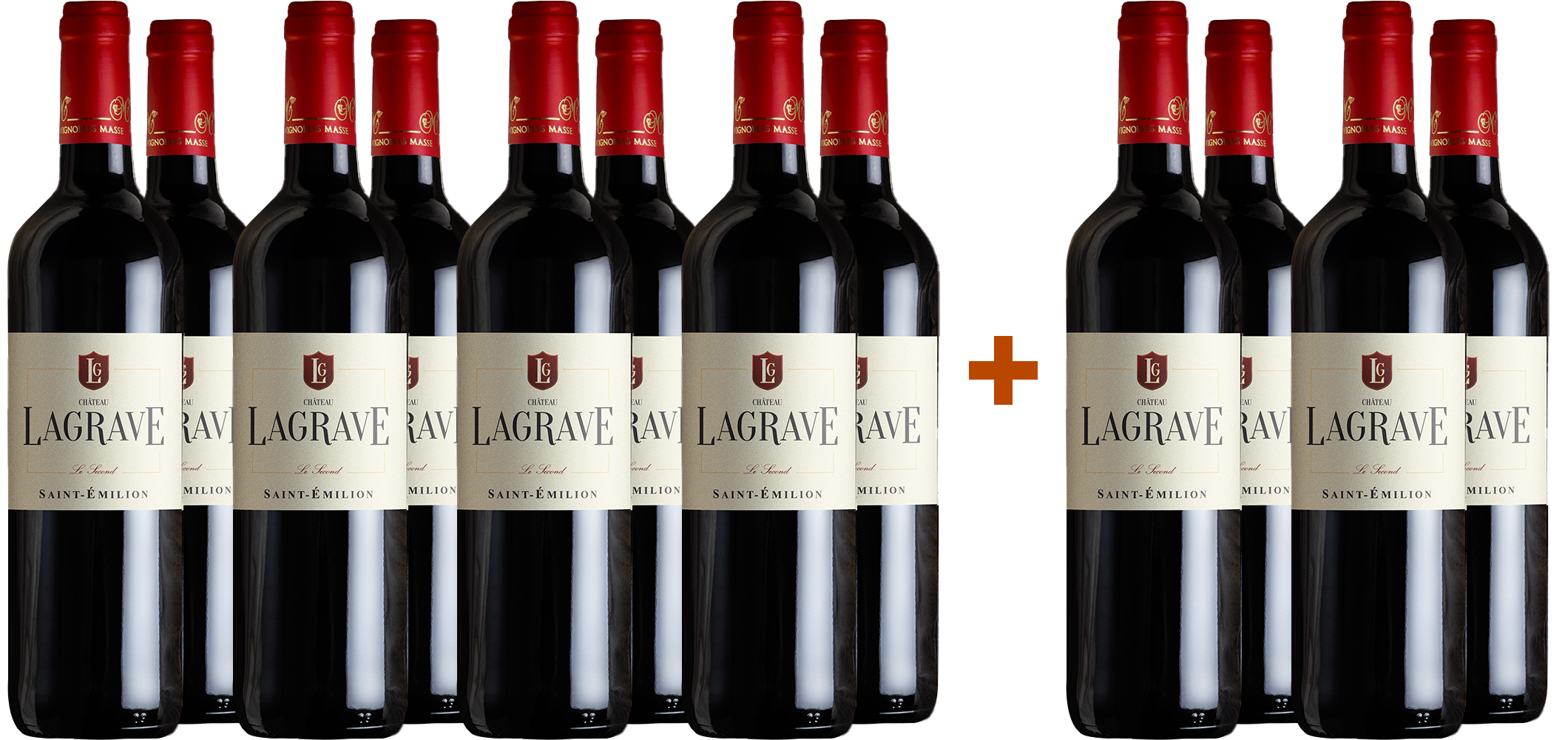 8+4 Paket Château Lagrave Le Second Saint Emilion AOP