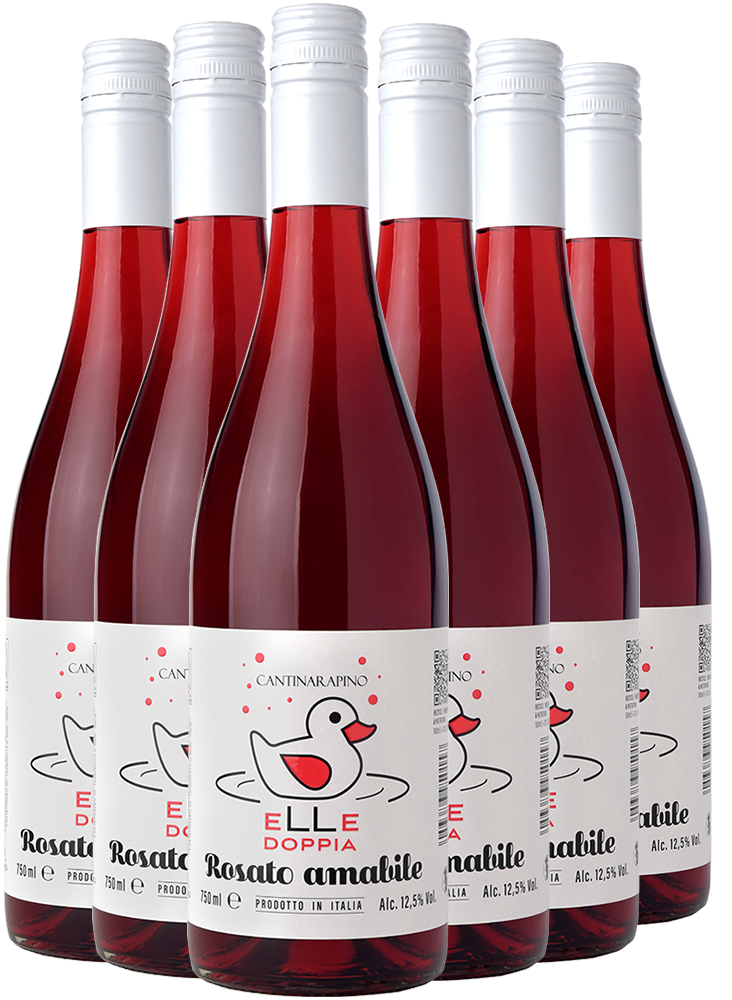 Rapino Rosato ELLE DOPPIA-Paket