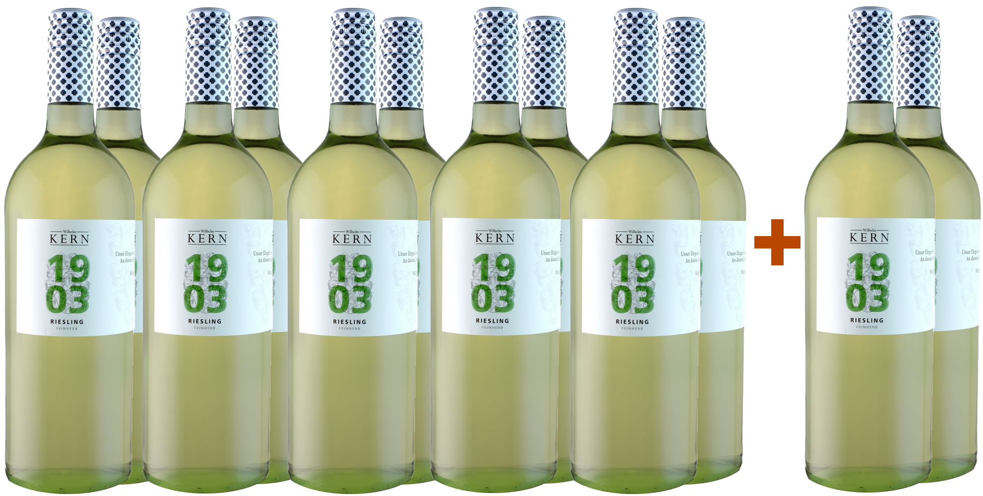 10+2 Paket "1903" Riesling feinherb 1,0L