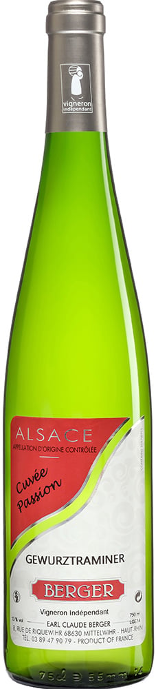 2023 Gewurztraminer Cuvée Passion Alsace AOP