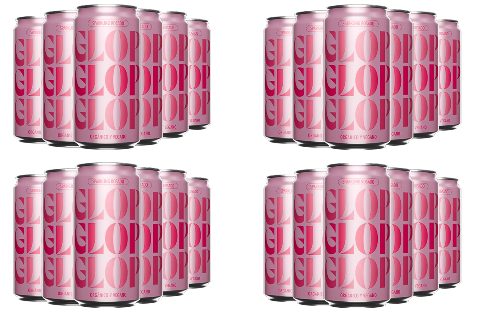 Aktionpaket 24 Glop Rosé Sparkling Cataluña DO BIO 0,2 L BIO