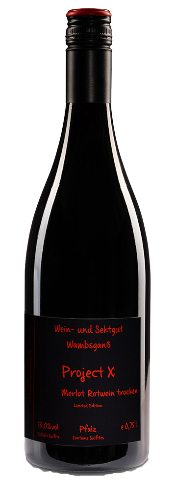 2020 Merlot Rotwein Project X