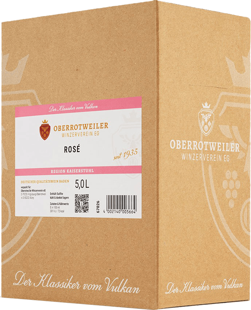 2025 Oberrotweiler Rosé Bag in Box 5,0 L