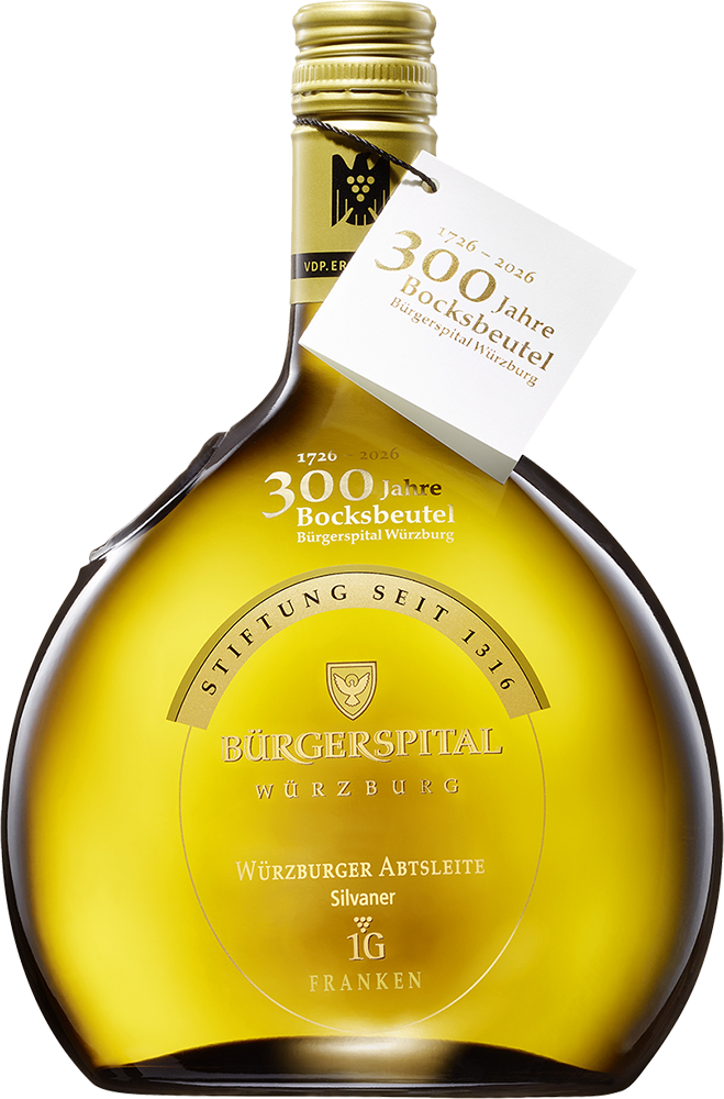 2025 Würzburger Abtsleite Silvaner 1G ERSTE LAGE '300 Jahre Bocksbeutel Bürgerspital'