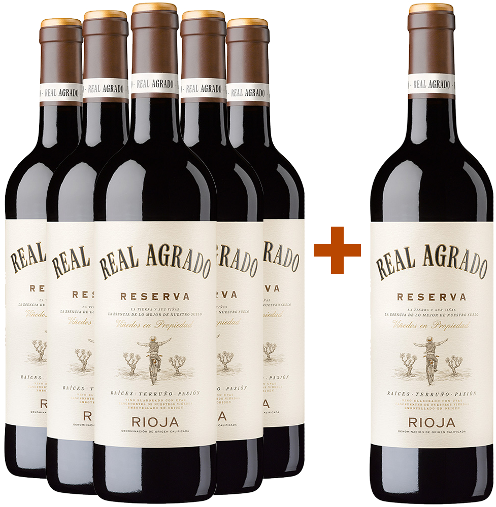 5+1 Aktionspket Real Agrado Reserva Rioja DOCa