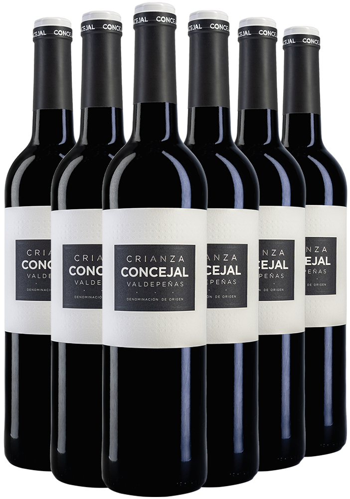Valdepeñas Concejal Crianza-Paket Valdepeñas DO