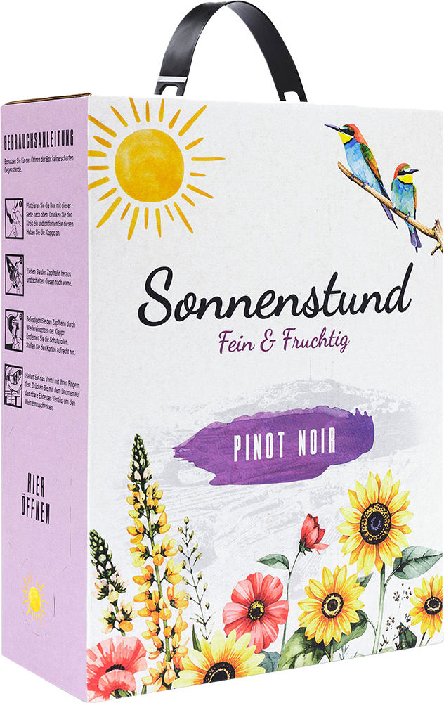 2025 Sonnenstund Pinot Noir, Bag-in-Box, fein & fruchtig, 3,0 L