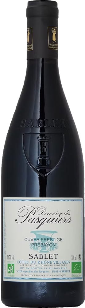 2022 Côtes du Rhône villages Sablet Cuvée Prestige AOP BIO