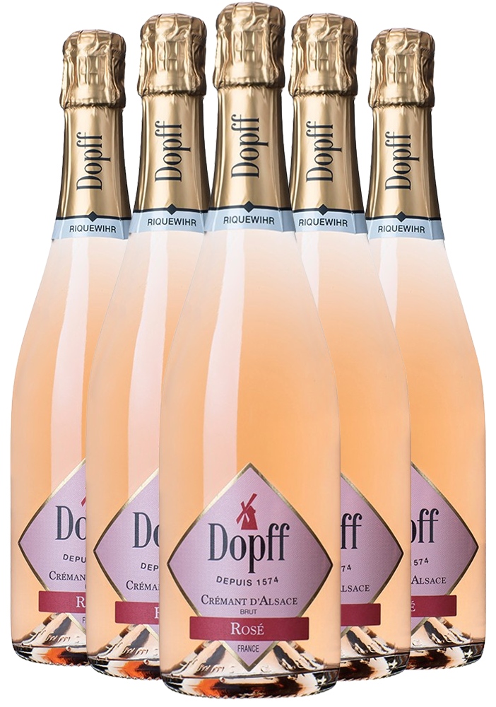 Rabattiertes Paket "Rosé Crémant d'Alsace" Alsace AOP