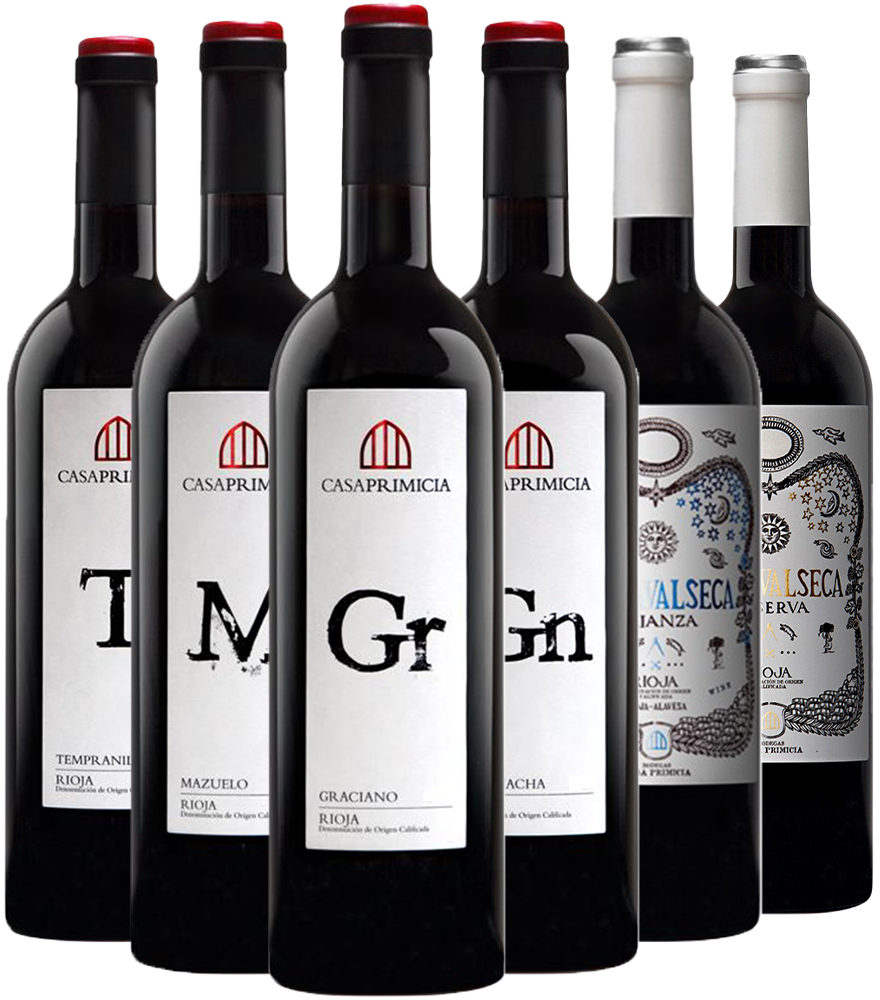 Casa Primicia Rotwein Probier-Paket Rioja DOCa
