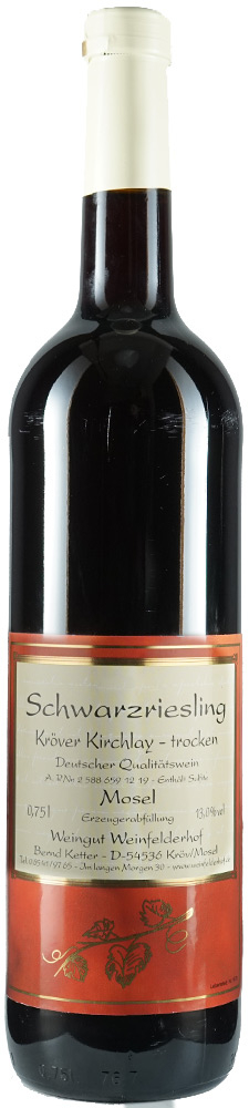 2018 Schwarzriesling Rotwein