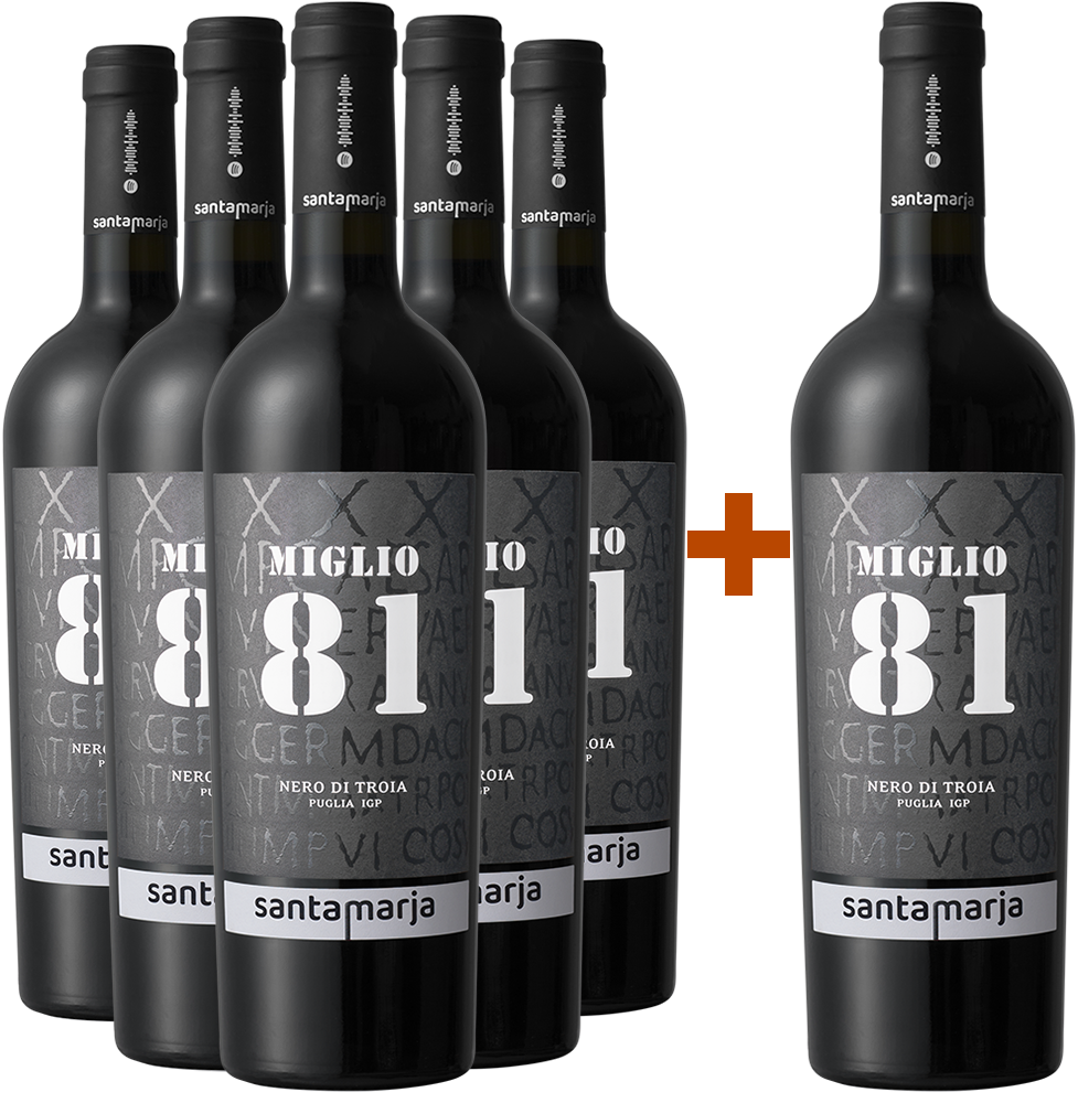 3+3 Miglio81 Nero di Troia Puglia IGP