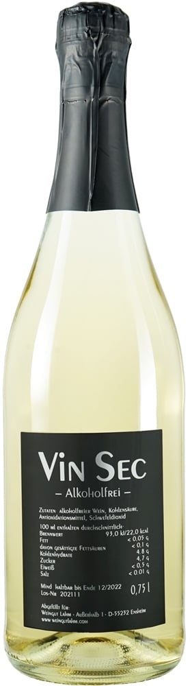 VIN SEC - ALKOHOLFREI