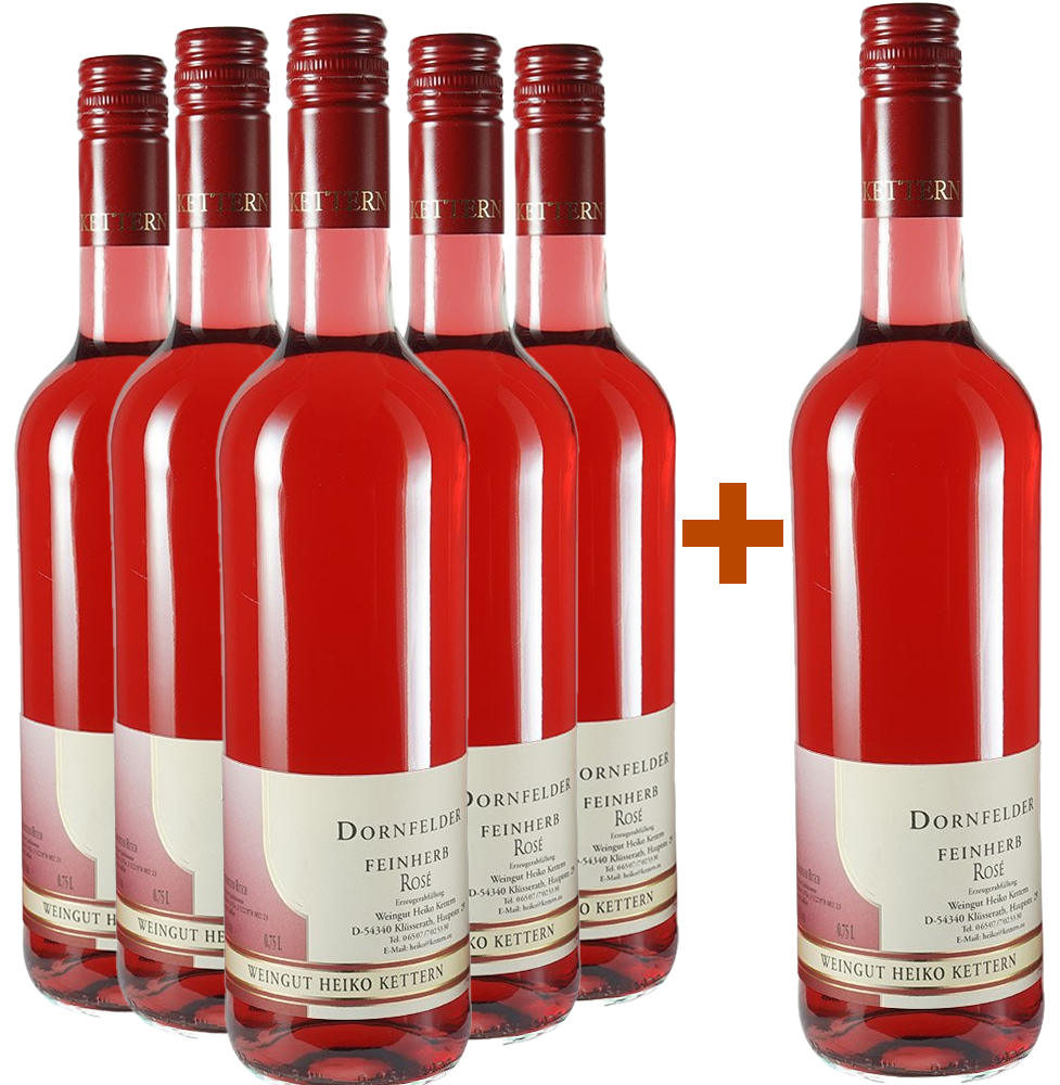5+1 Dornfelder rosé feinherb