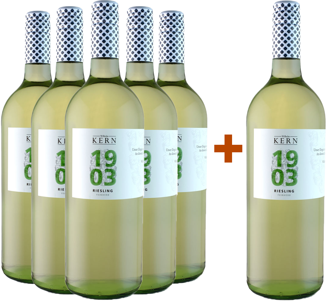 5+1 Paket "1903" Riesling 1,0L