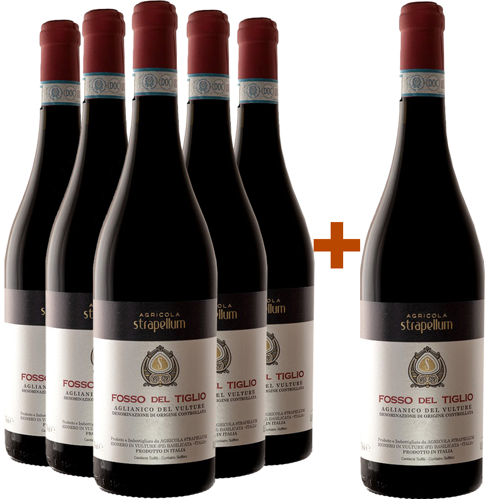 5+1 Paket Fosso del Tiglio Aglianico del Vulture DOC