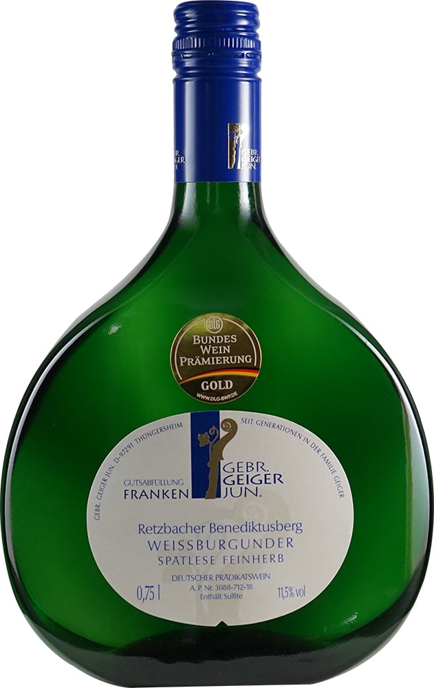 2023 Weißburgunder Spätlese Retzbacher Benediktusberg