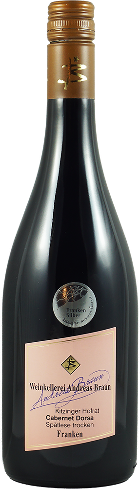 2023 Kitzinger Hofrat Cabernet Dorsa Spätlese Burgunder Flasche