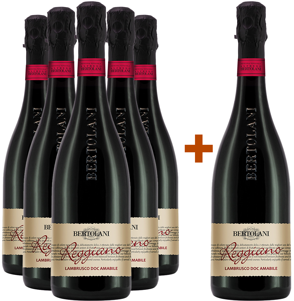 5+1 Paket Lambrusco Reggiano DOC